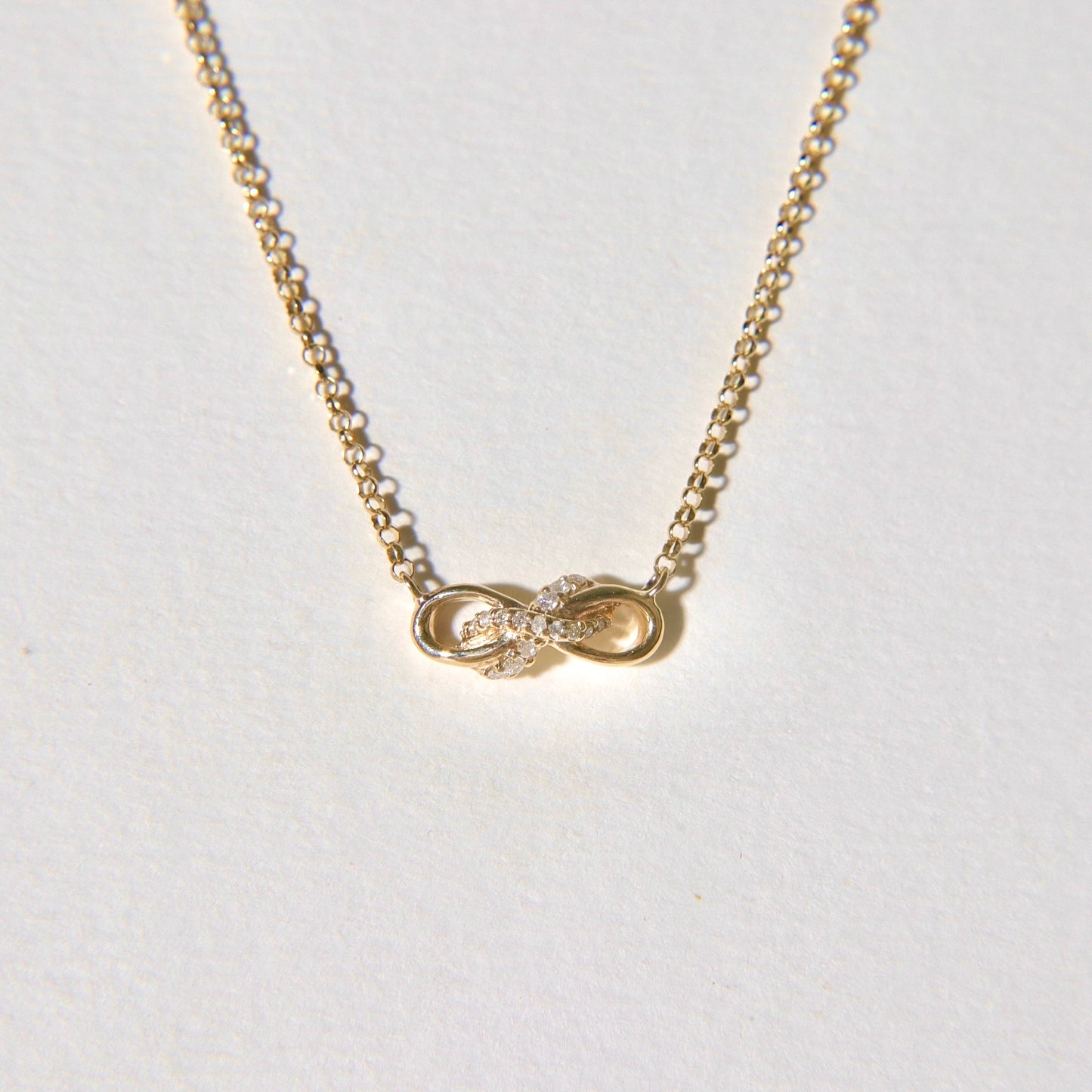 Double Infinity Pendant Necklace