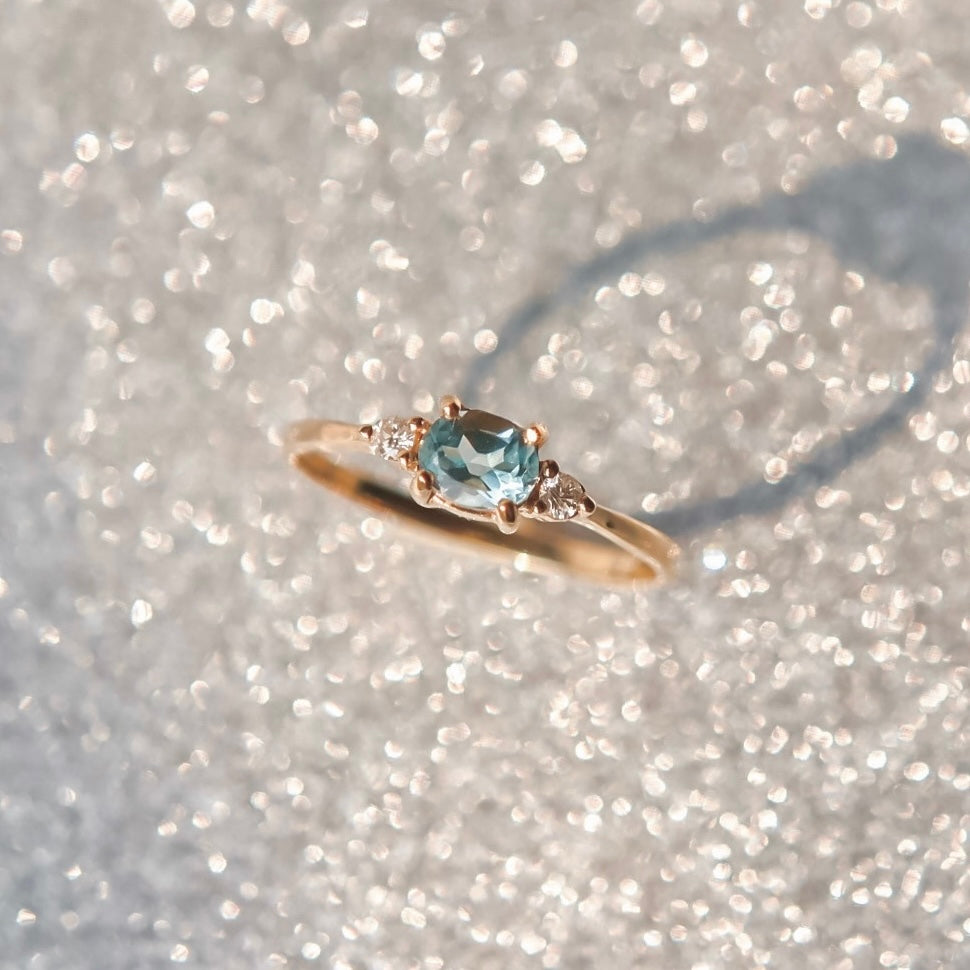 Sky Blue Topaz Love Fest Ring