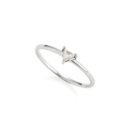 Triangle Diamond Ring