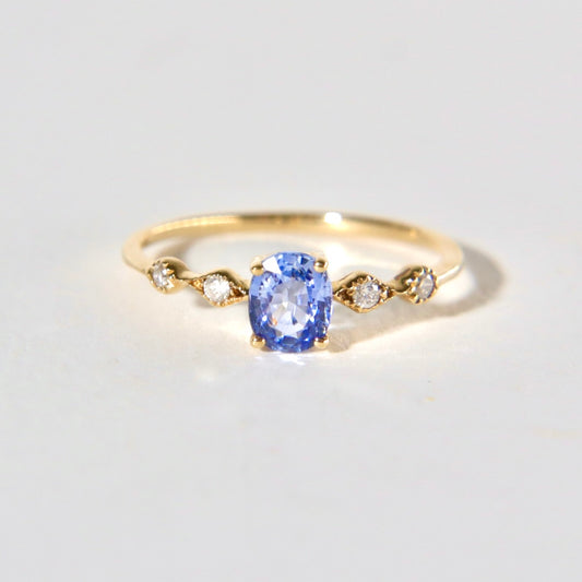 Honeydew Ring | Blue Sapphire