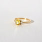 Lemon Yellow Sapphire Lover Rings